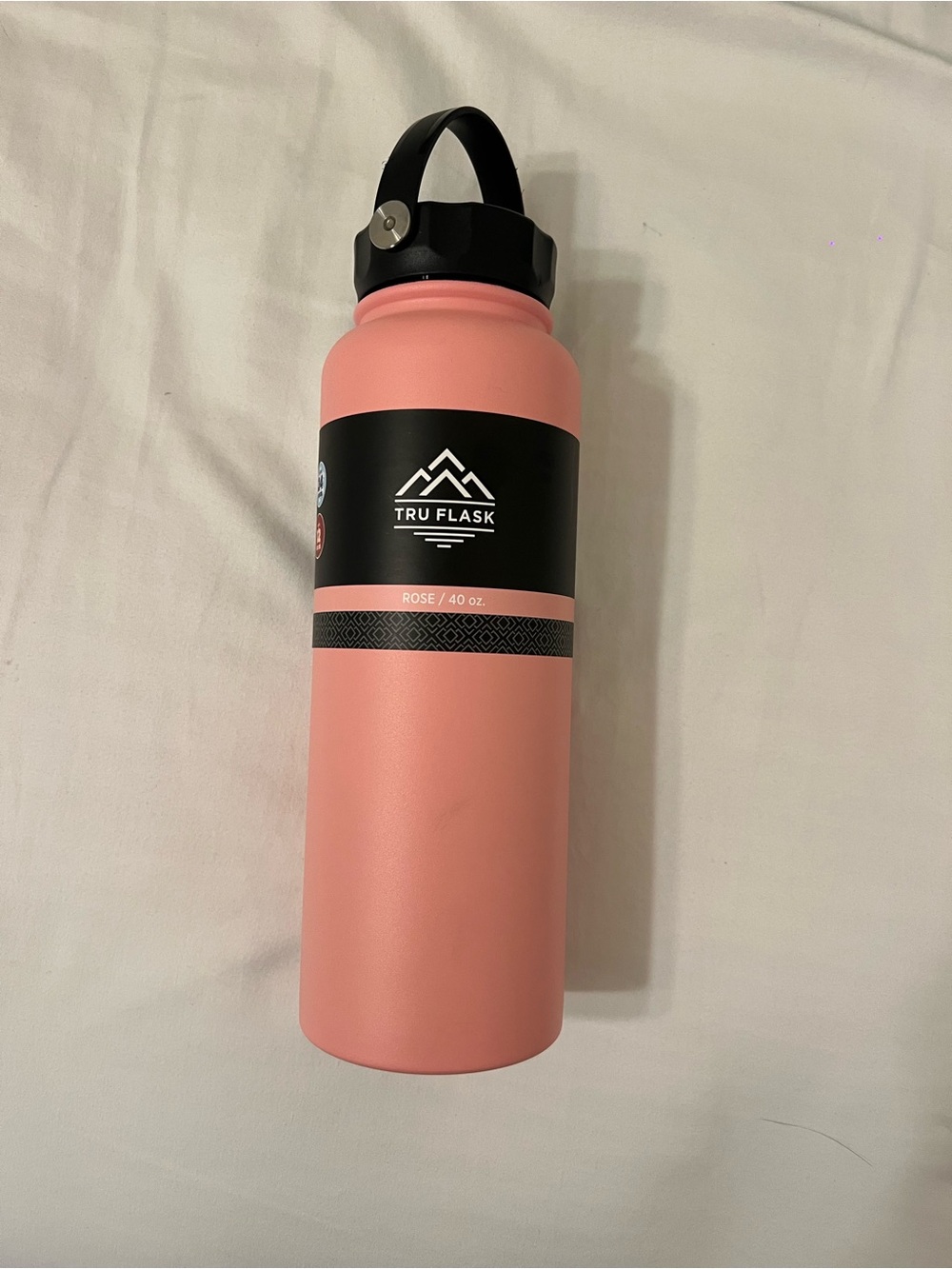 Tru Flask Rose 40 oz Insulated Water Bottle